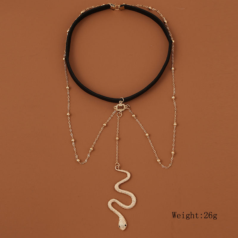Bohemian Snake Pendant Thigh Chain