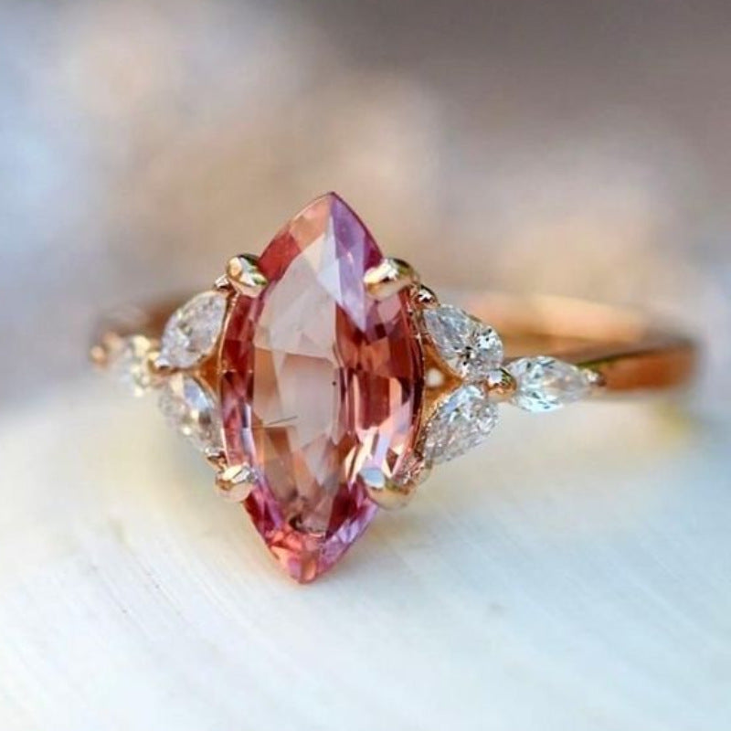 Marquise Zircon Ring