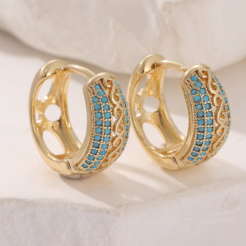 Designer Butterfly Sequin Earrings