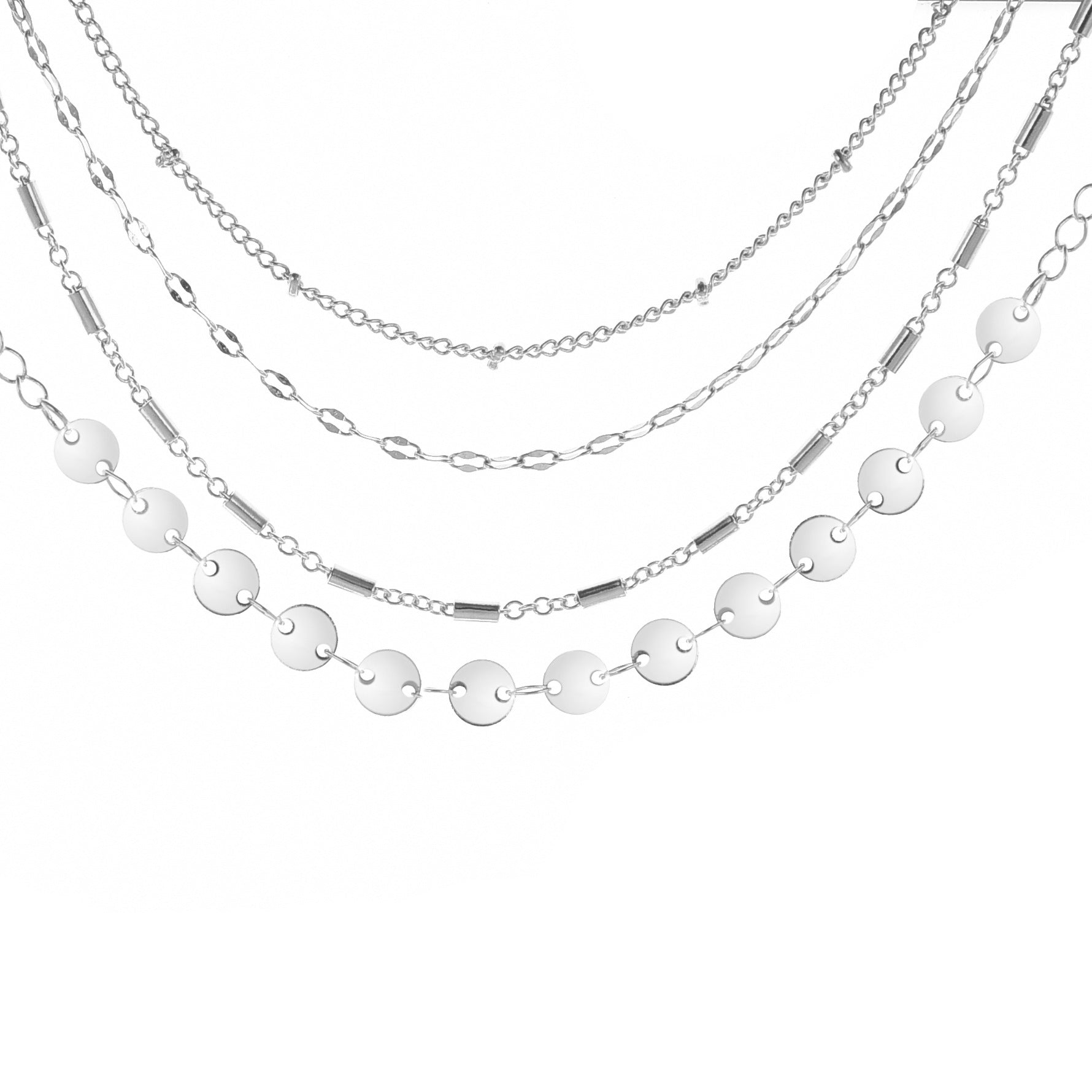 4-Piece Geometric Bracelet Set