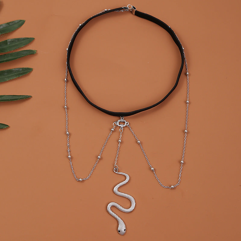 Bohemian Snake Pendant Thigh Chain