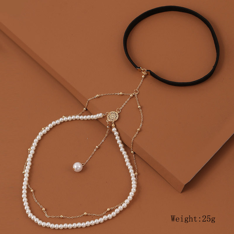 Bohemian Multi-Layer Pearl Body Chain