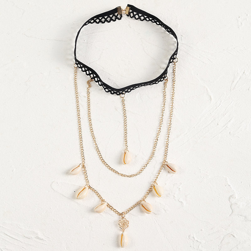 Bohemian Multi-Layer Pearl Body Chain