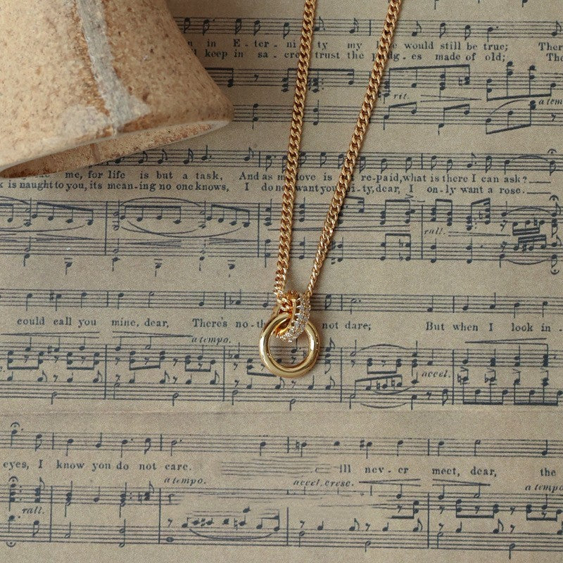 Minimalist Geometric Snake Chain Necklace