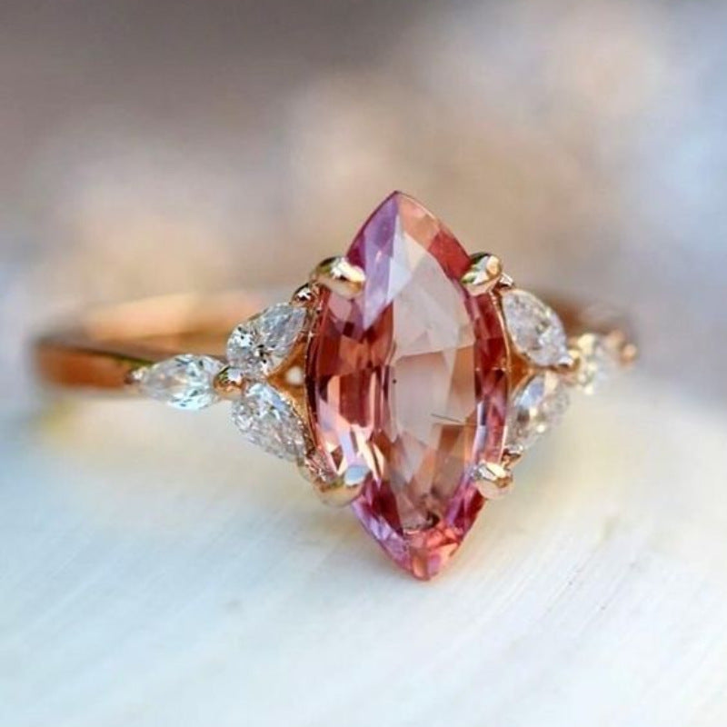 Marquise Zircon Ring