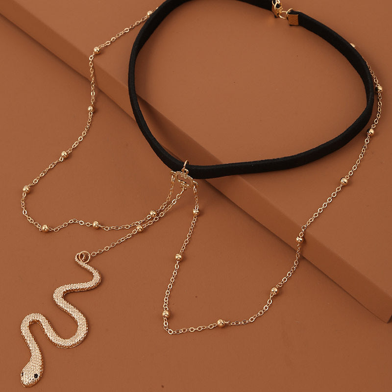 Bohemian Snake Pendant Thigh Chain