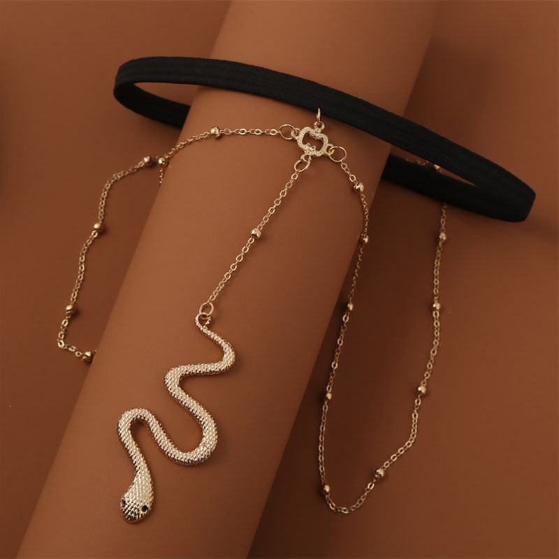 Bohemian Snake Pendant Thigh Chain